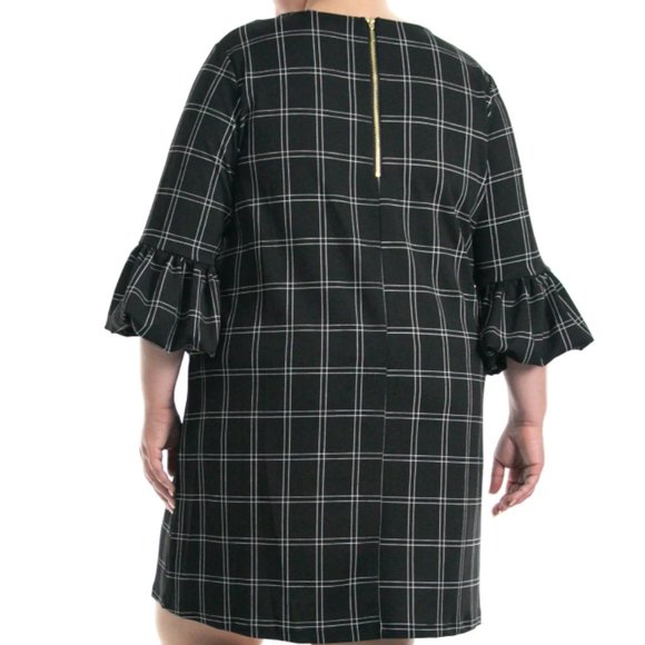 NWT Nina Leonard Black and White Dress - Picture 2 of 5